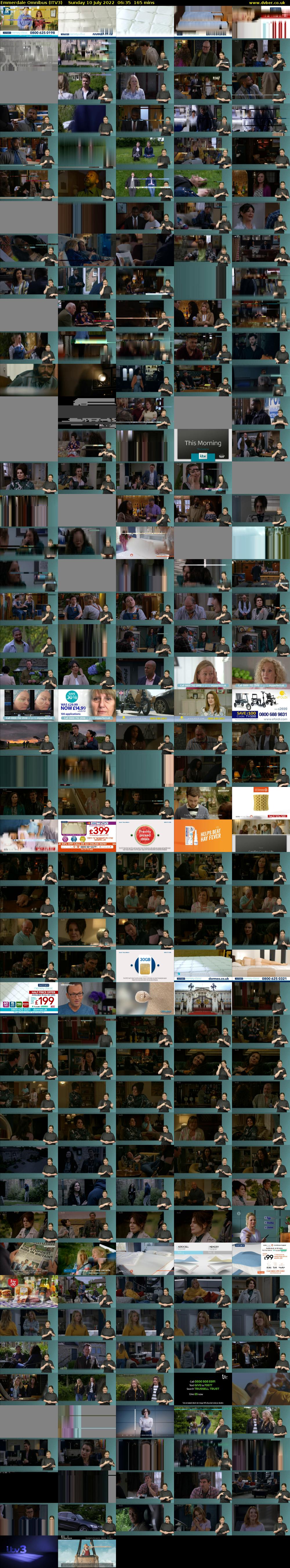 Emmerdale Omnibus (ITV3) Sunday 10 July 2022 06:35 - 09:20