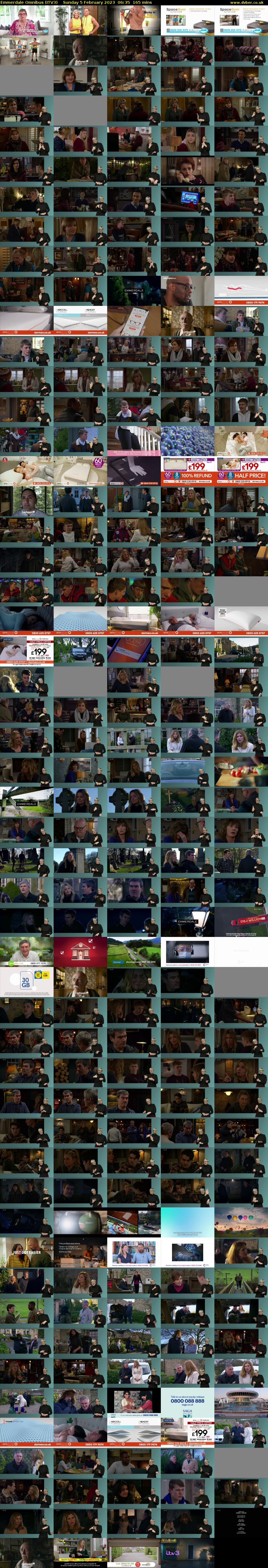 Emmerdale Omnibus (ITV3) Sunday 5 February 2023 06:35 - 09:20