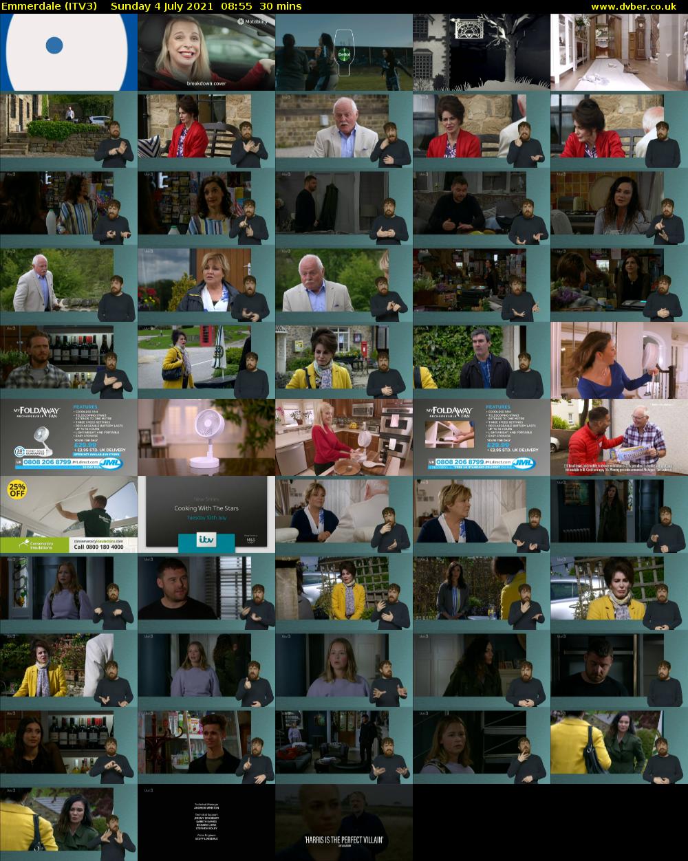 Emmerdale (ITV3) Sunday 4 July 2021 08:55 - 09:25
