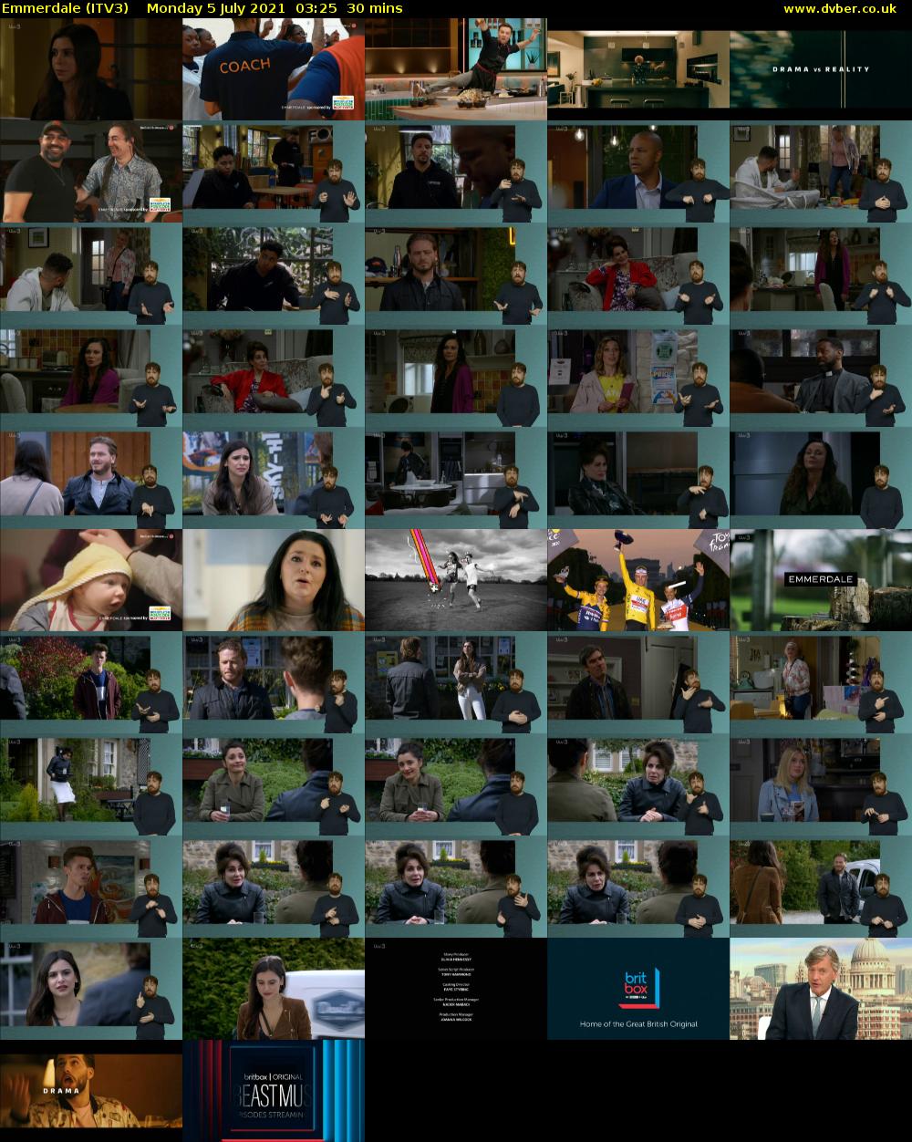 Emmerdale (ITV3) Monday 5 July 2021 03:25 - 03:55