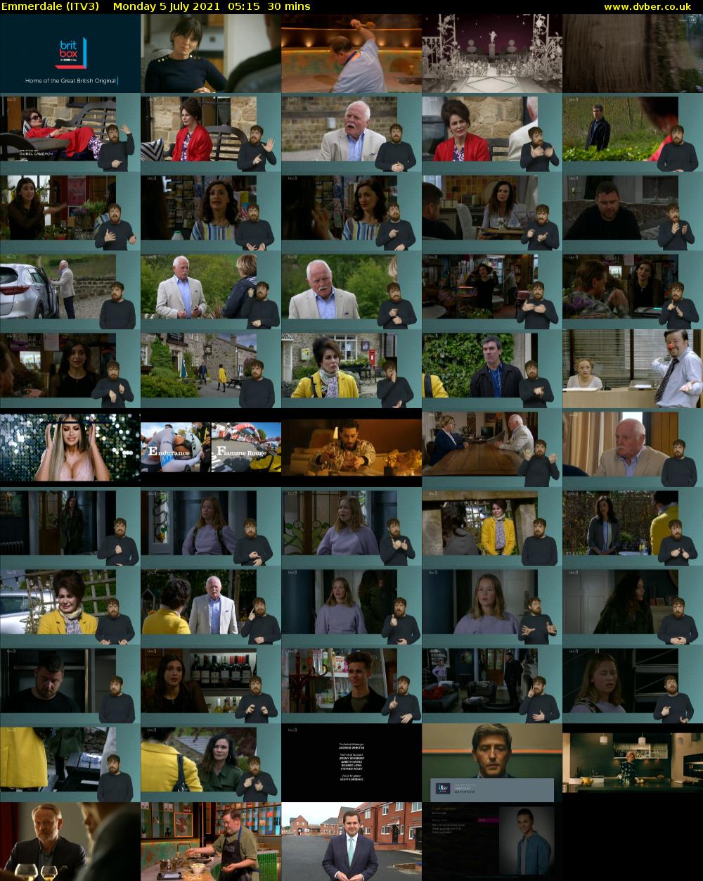 Emmerdale (ITV3) Monday 5 July 2021 05:15 - 05:45