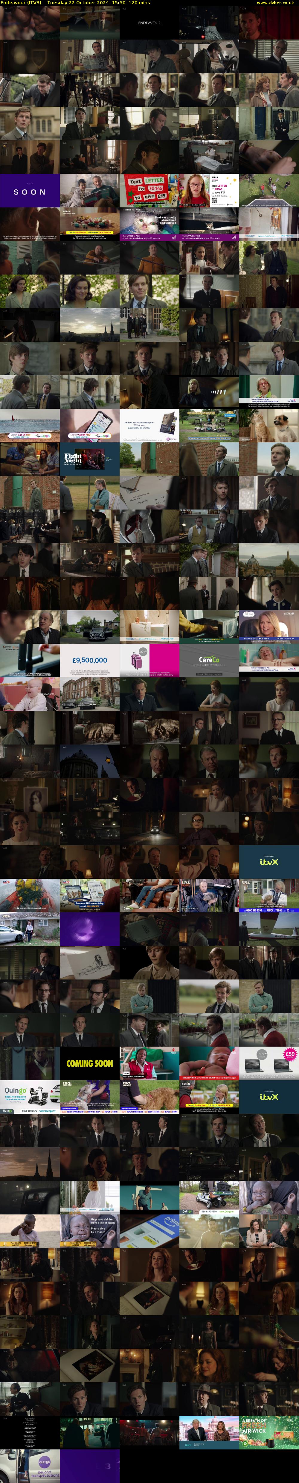 Endeavour (ITV3) Tuesday 22 October 2024 15:50 - 17:50