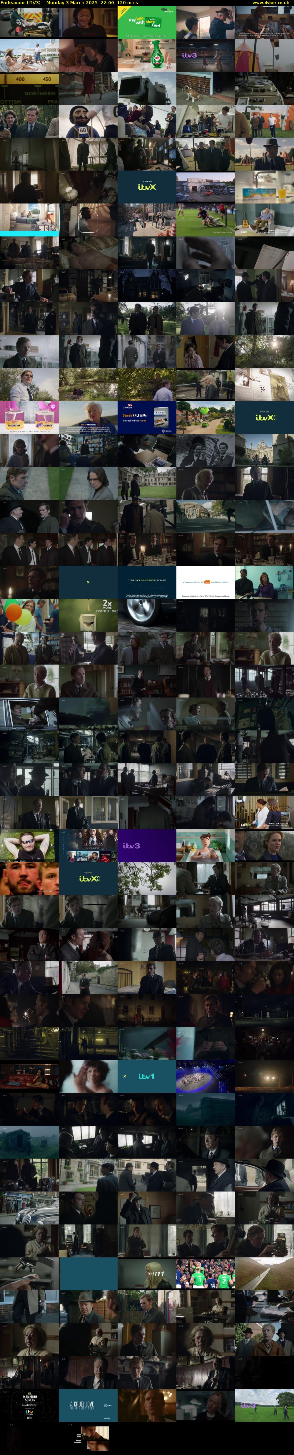 Endeavour (ITV3) Monday 3 March 2025 22:00 - 00:00