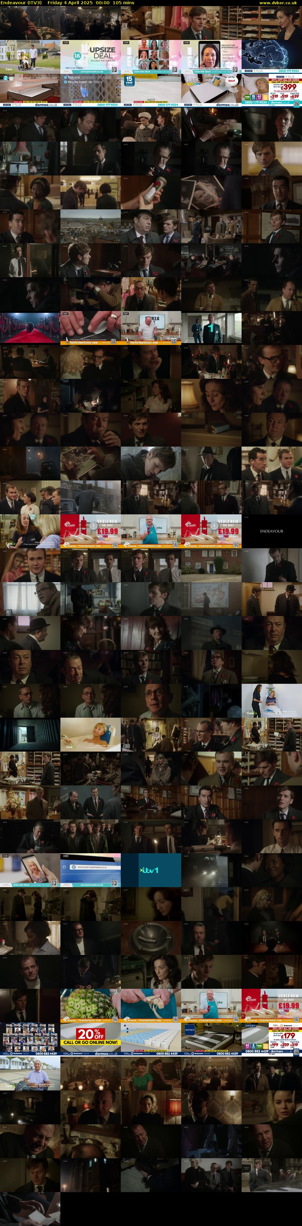 Endeavour (ITV3) Friday 4 April 2025 00:00 - 01:45