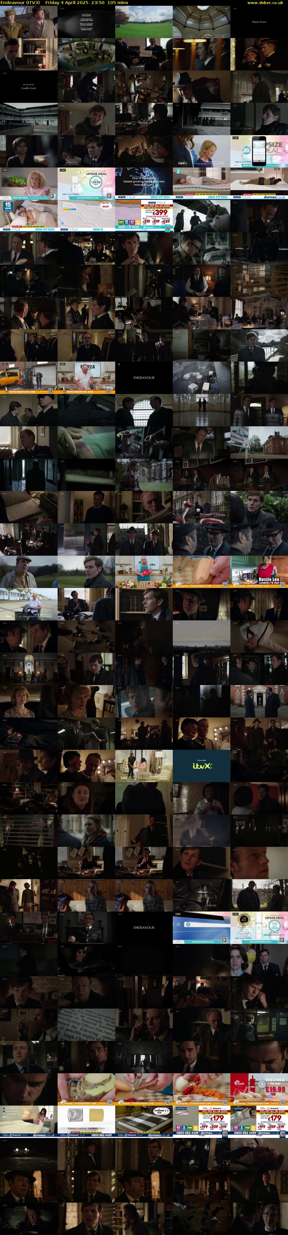 Endeavour (ITV3) Friday 4 April 2025 23:50 - 01:35