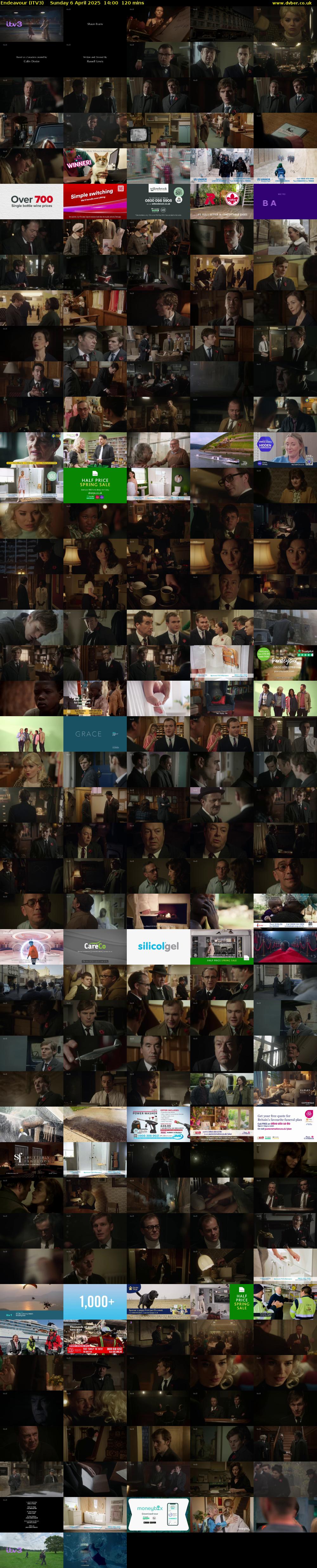 Endeavour (ITV3) Sunday 6 April 2025 14:00 - 16:00