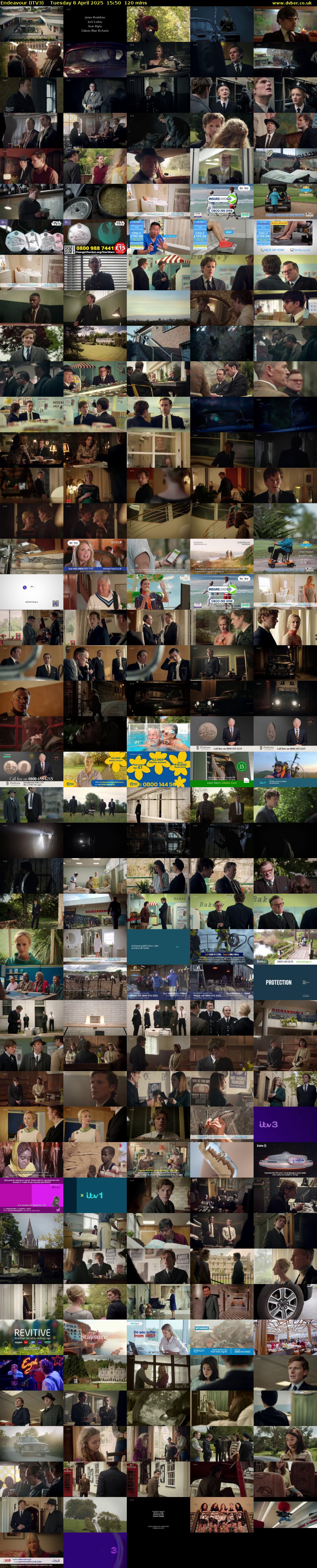 Endeavour (ITV3) Tuesday 8 April 2025 15:50 - 17:50
