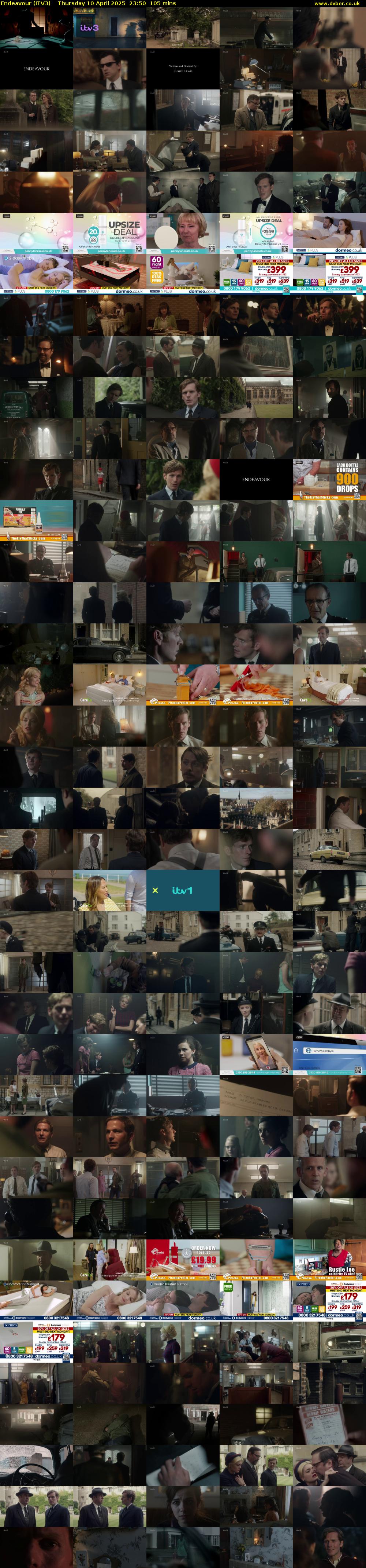 Endeavour (ITV3) Thursday 10 April 2025 23:50 - 01:35