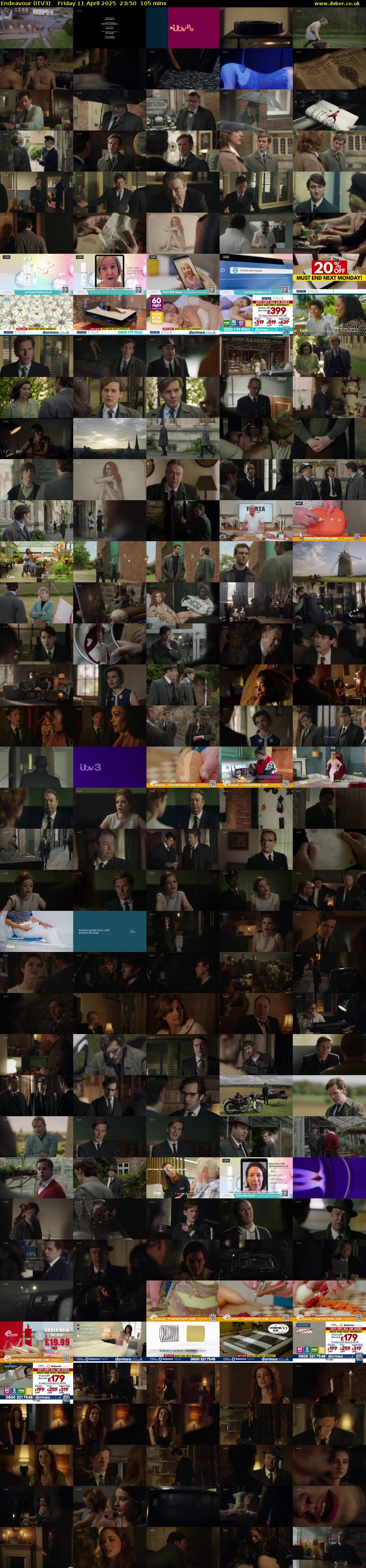 Endeavour (ITV3) Friday 11 April 2025 23:50 - 01:35