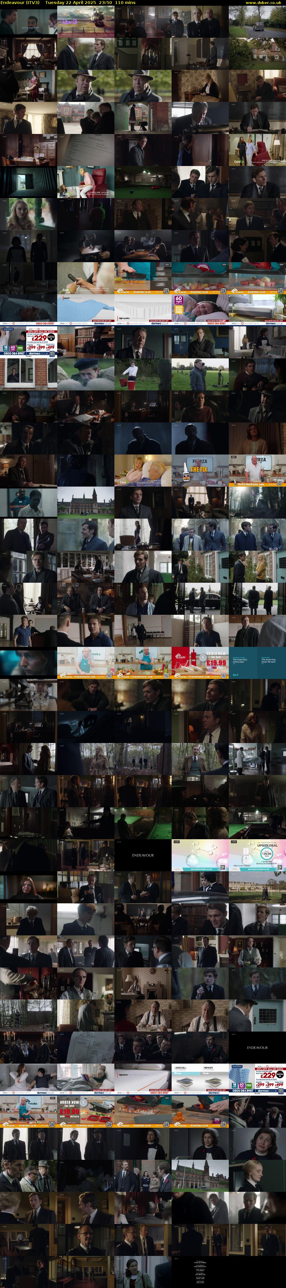 Endeavour (ITV3) Tuesday 22 April 2025 23:50 - 01:40