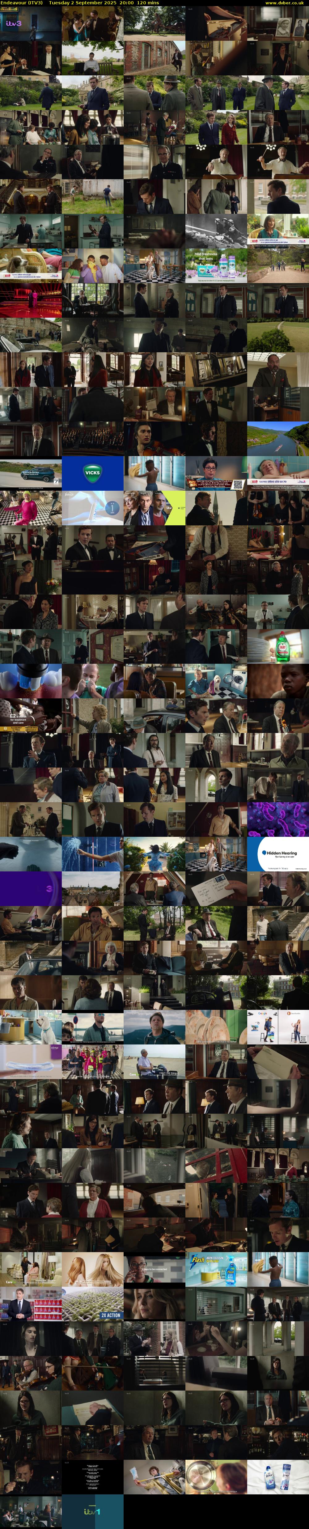 Endeavour (ITV3) Tuesday 2 September 2025 20:00 - 22:00