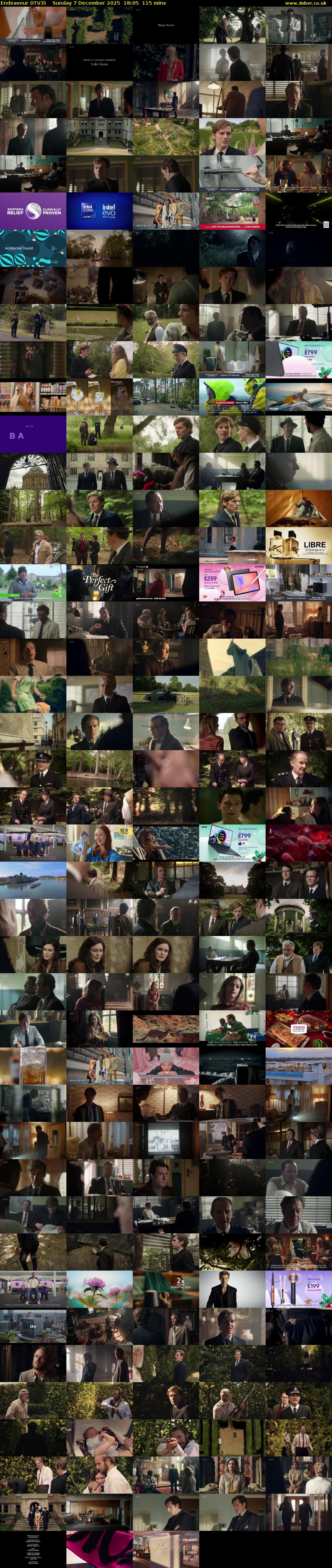 Endeavour (ITV3) Sunday 7 December 2025 18:05 - 20:00