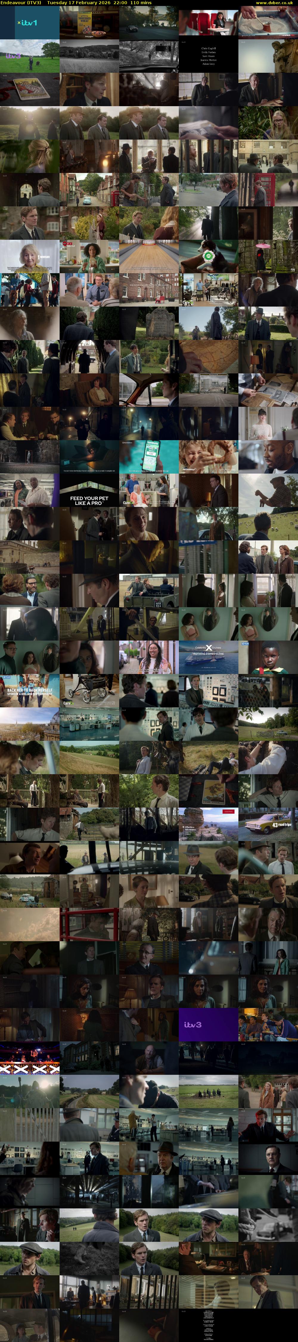 Endeavour (ITV3) Tuesday 17 February 2026 22:00 - 23:50