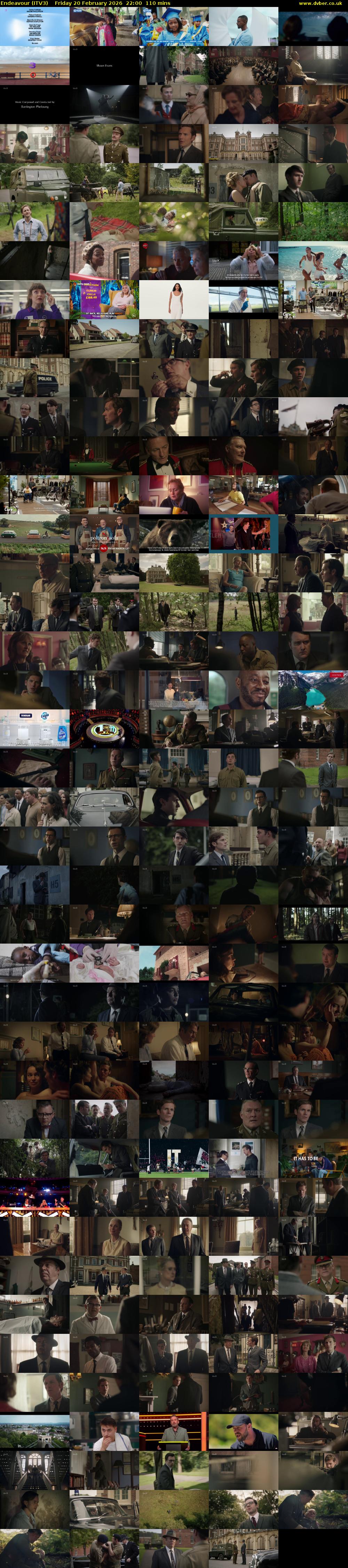 Endeavour (ITV3) Friday 20 February 2026 22:00 - 23:50