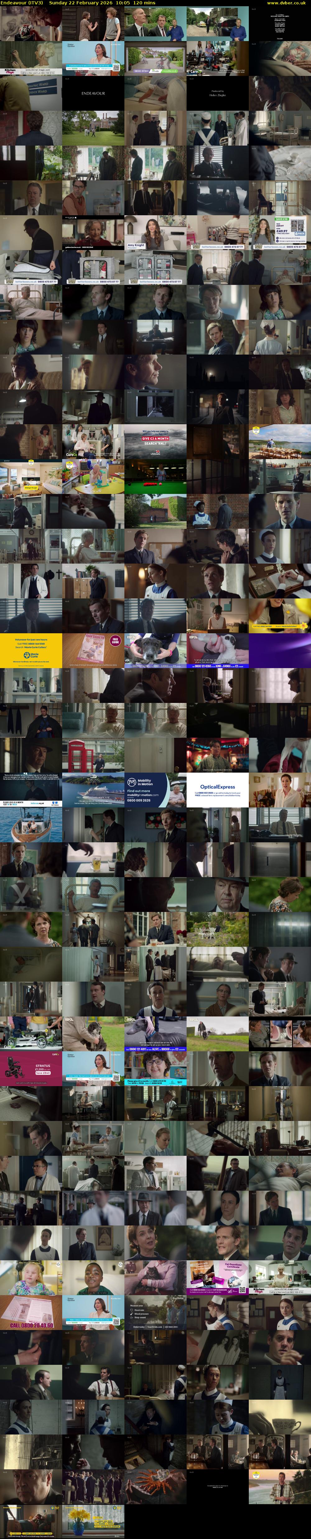 Endeavour (ITV3) Sunday 22 February 2026 10:05 - 12:05