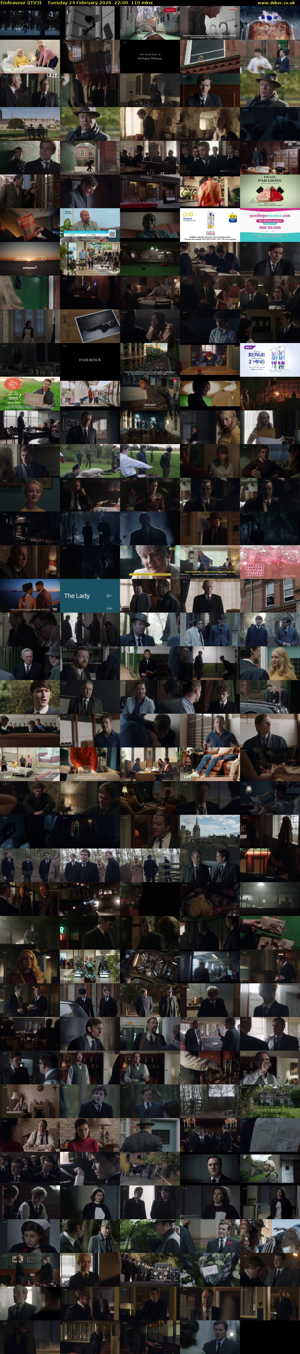 Endeavour (ITV3) Tuesday 24 February 2026 22:00 - 23:50