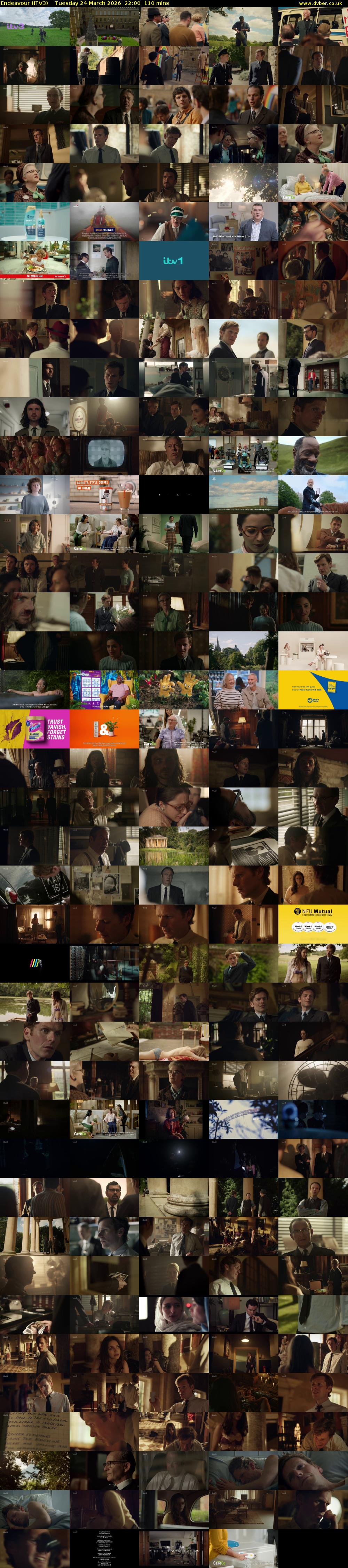 Endeavour (ITV3) Tuesday 24 March 2026 22:00 - 23:50
