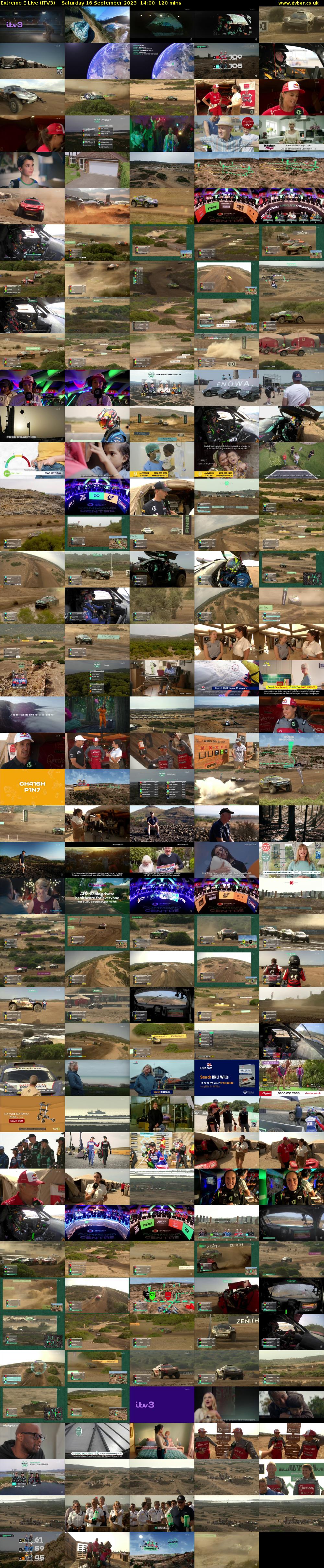 Extreme E Live (ITV3) Saturday 16 September 2023 14:00 - 16:00