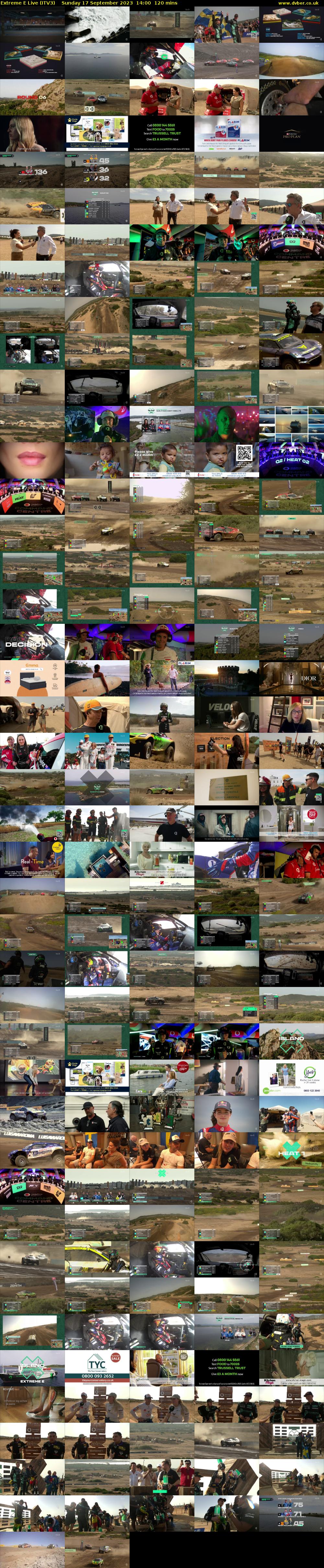 Extreme E Live (ITV3) Sunday 17 September 2023 14:00 - 16:00