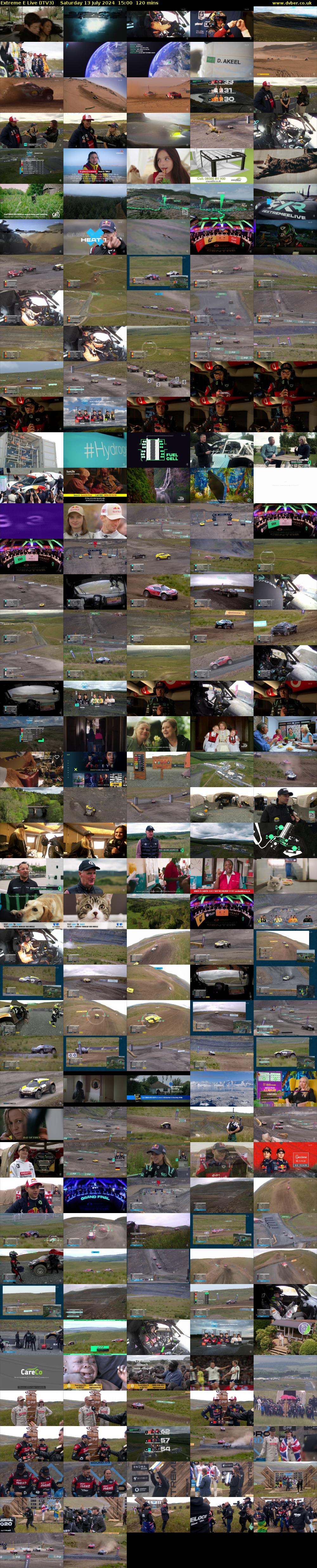 Extreme E Live (ITV3) Saturday 13 July 2024 15:00 - 17:00