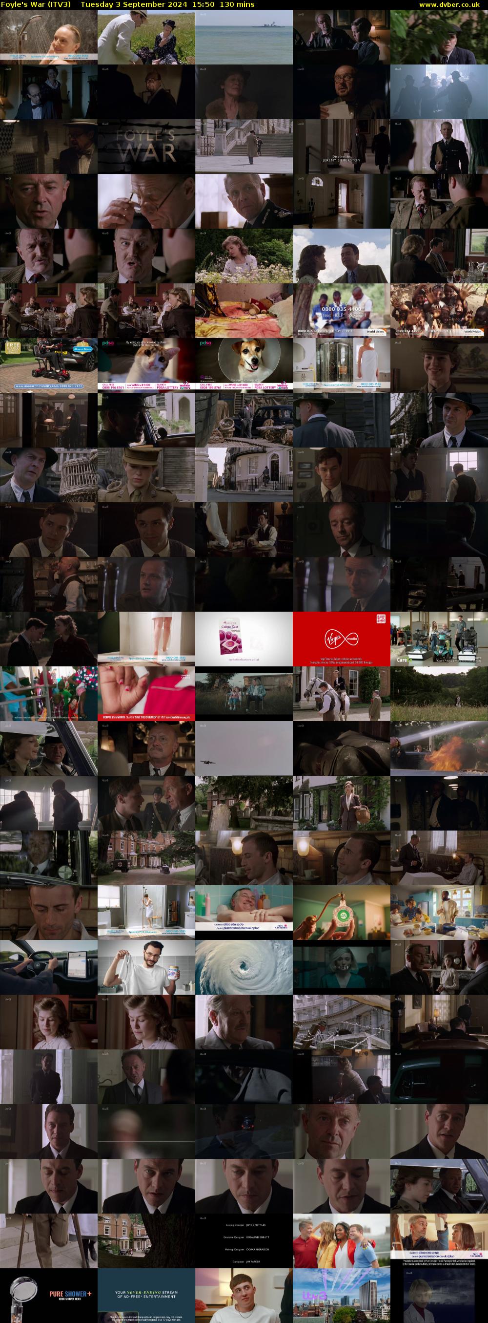 Foyle's War (ITV3) Tuesday 3 September 2024 15:50 - 18:00