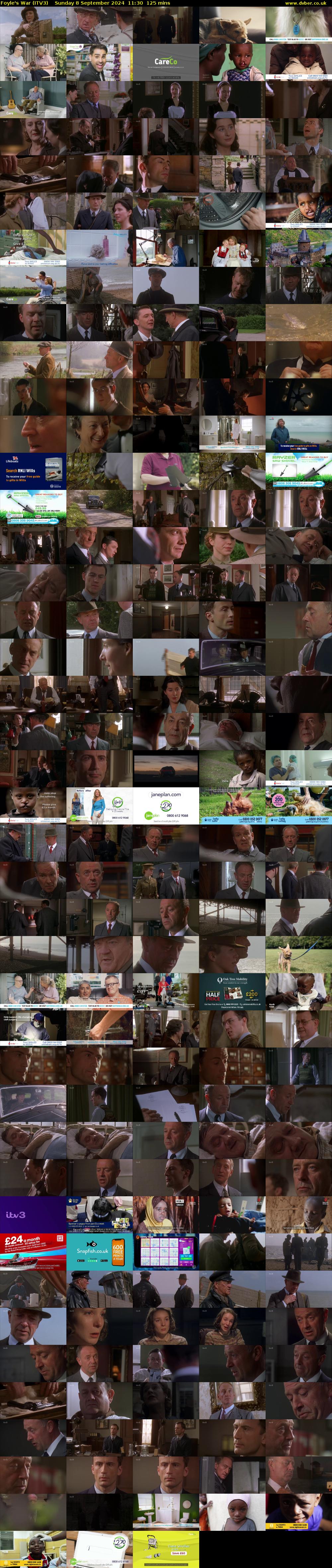 Foyle's War (ITV3) Sunday 8 September 2024 11:30 - 13:35