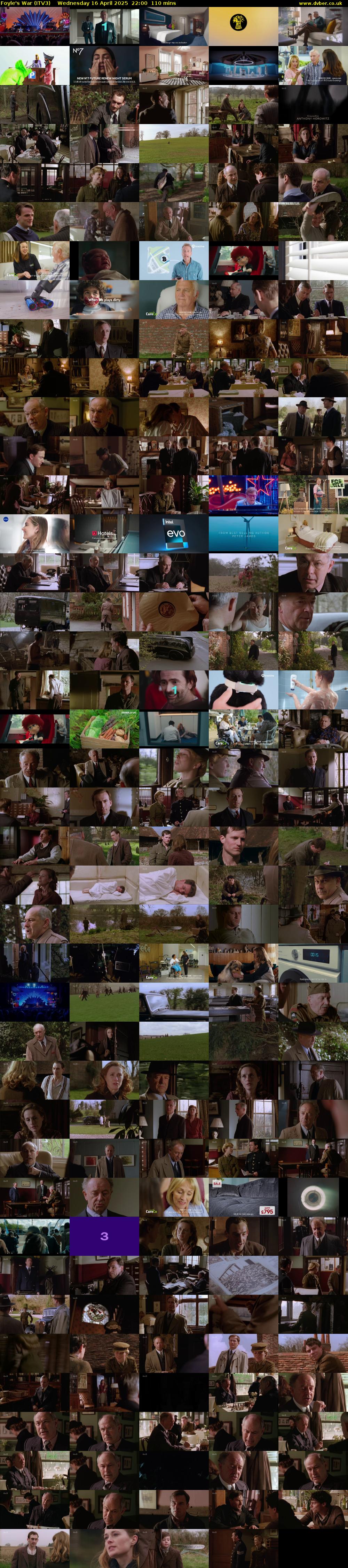 Foyle's War (ITV3) Wednesday 16 April 2025 22:00 - 23:50