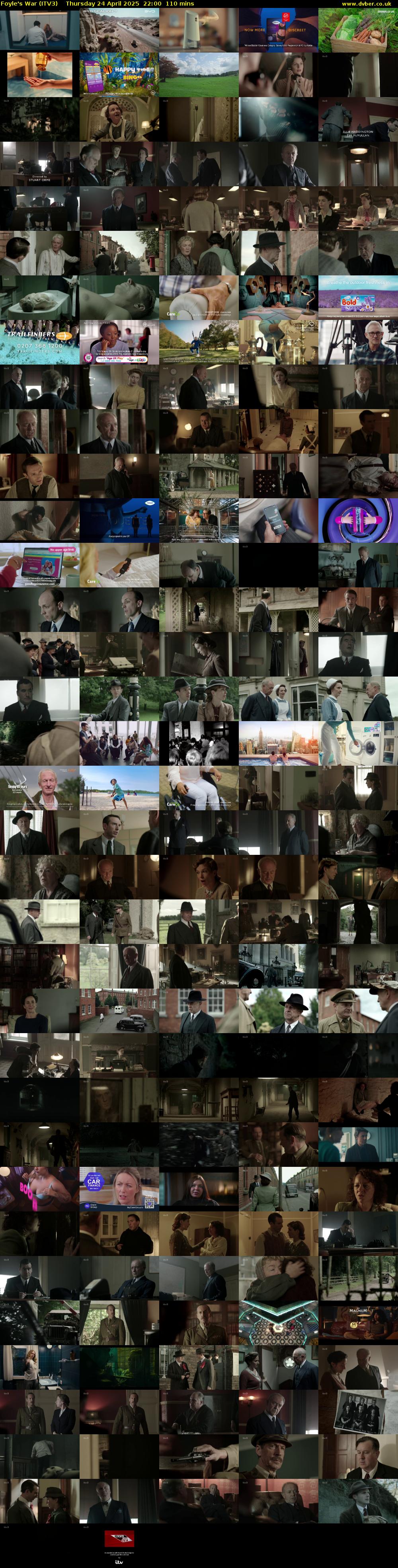Foyle's War (ITV3) Thursday 24 April 2025 22:00 - 23:50