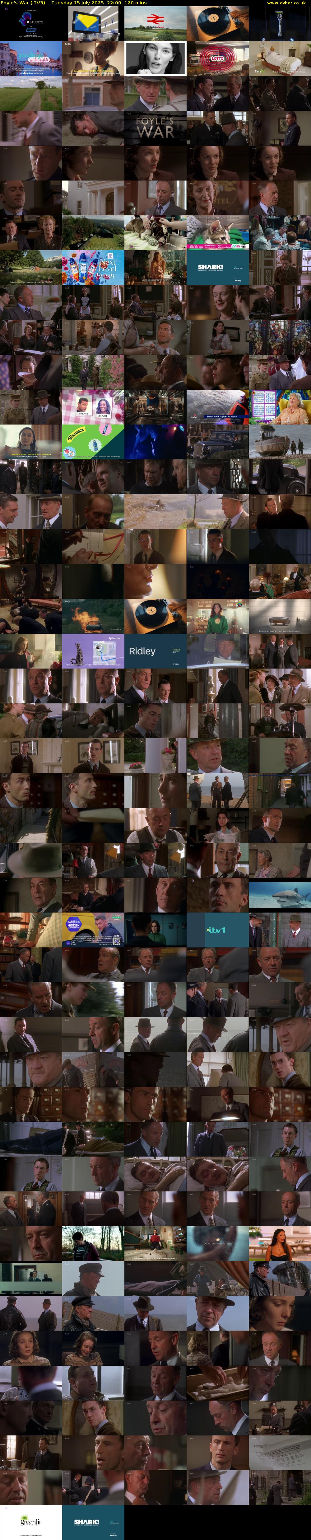 Foyle's War (ITV3) Tuesday 15 July 2025 22:00 - 00:00