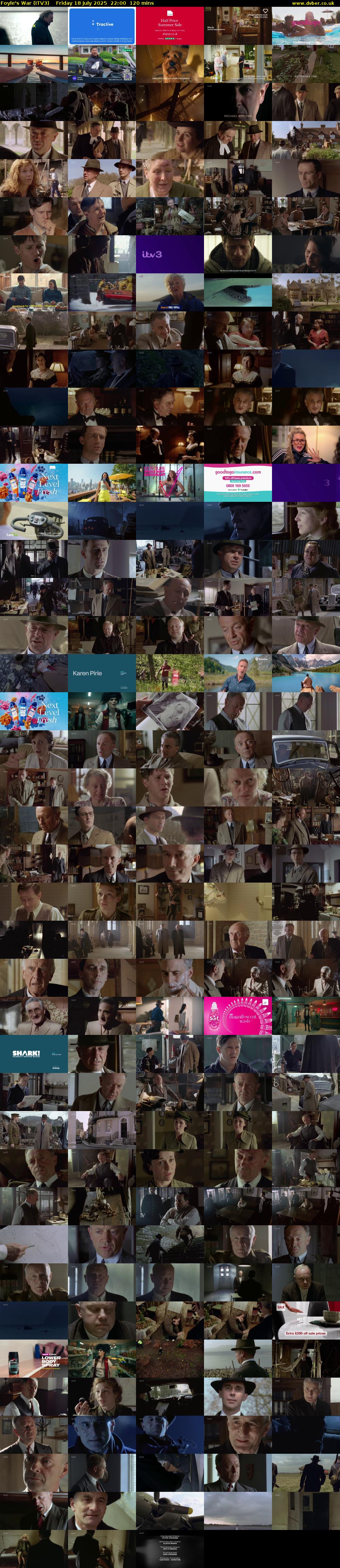 Foyle's War (ITV3) Friday 18 July 2025 22:00 - 00:00