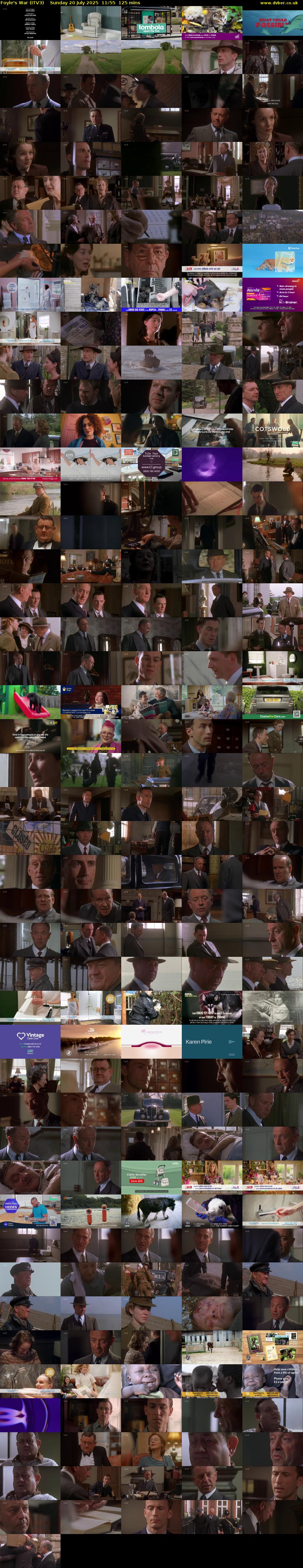 Foyle's War (ITV3) Sunday 20 July 2025 11:55 - 14:00