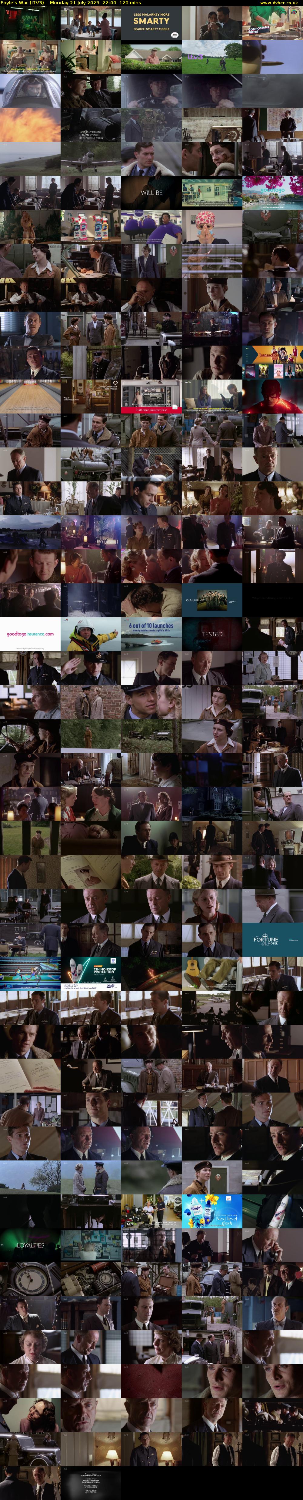 Foyle's War (ITV3) Monday 21 July 2025 22:00 - 00:00