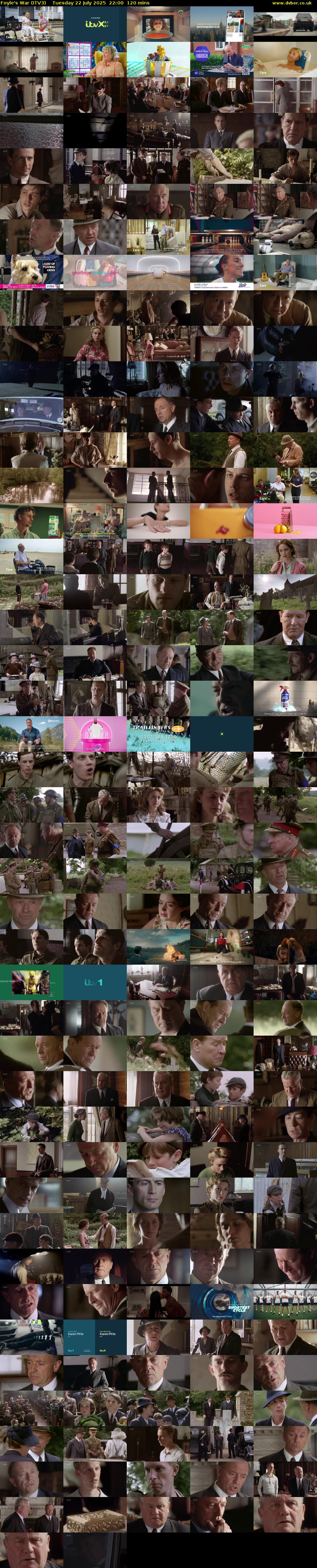 Foyle's War (ITV3) Tuesday 22 July 2025 22:00 - 00:00