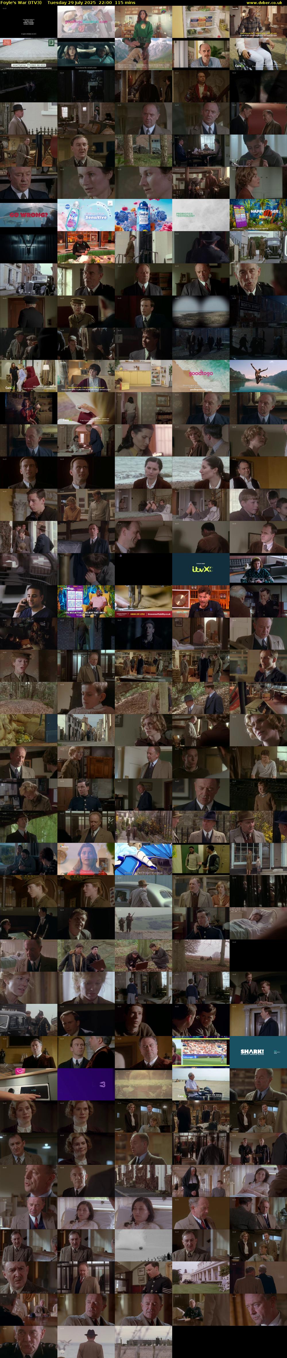 Foyle's War (ITV3) Tuesday 29 July 2025 22:00 - 23:55