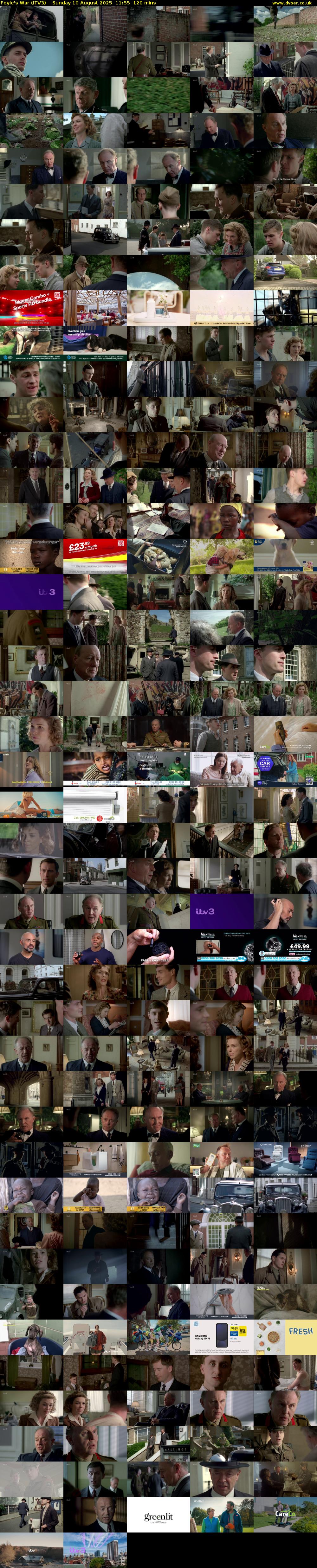 Foyle's War (ITV3) Sunday 10 August 2025 11:55 - 13:55