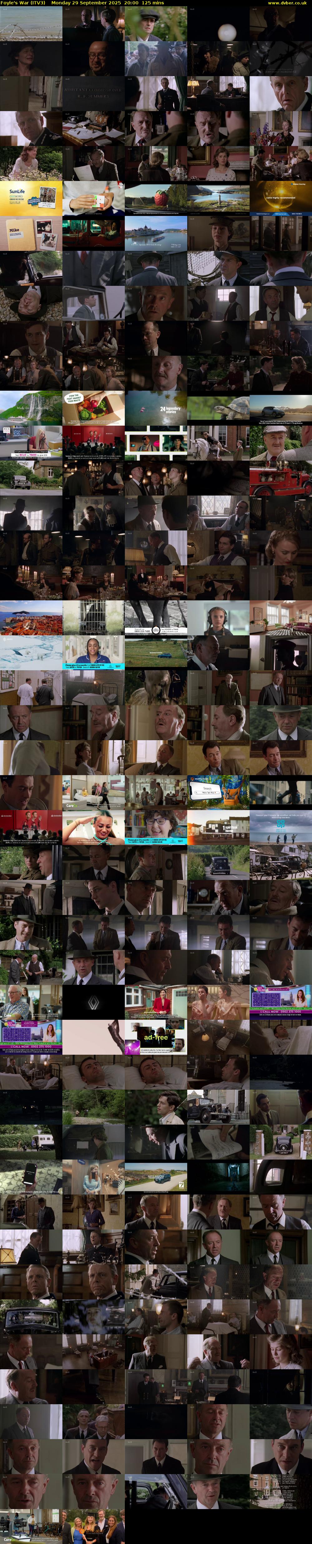 Foyle's War (ITV3) Monday 29 September 2025 20:00 - 22:05