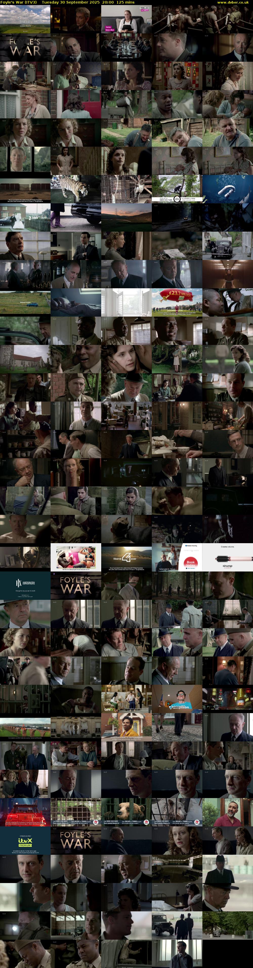 Foyle's War (ITV3) Tuesday 30 September 2025 20:00 - 22:05