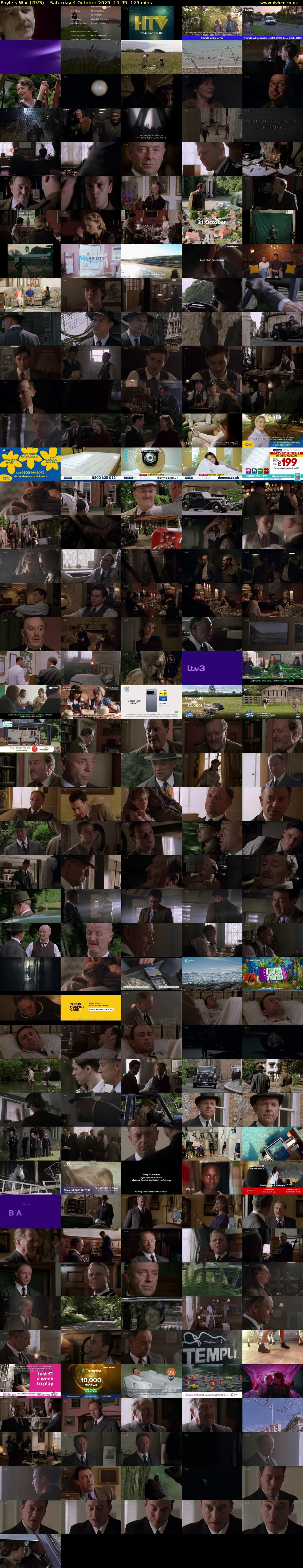 Foyle's War (ITV3) Saturday 4 October 2025 10:45 - 12:50