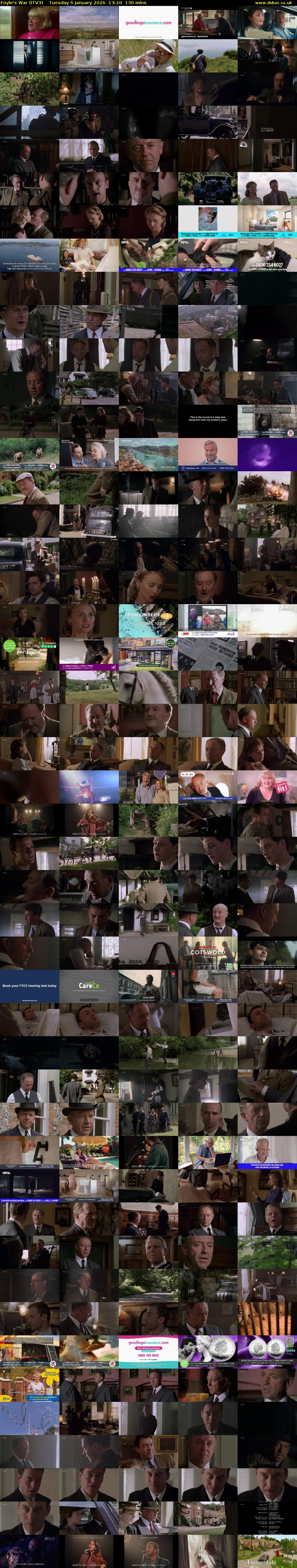 Foyle's War (ITV3) Tuesday 6 January 2026 13:20 - 15:30