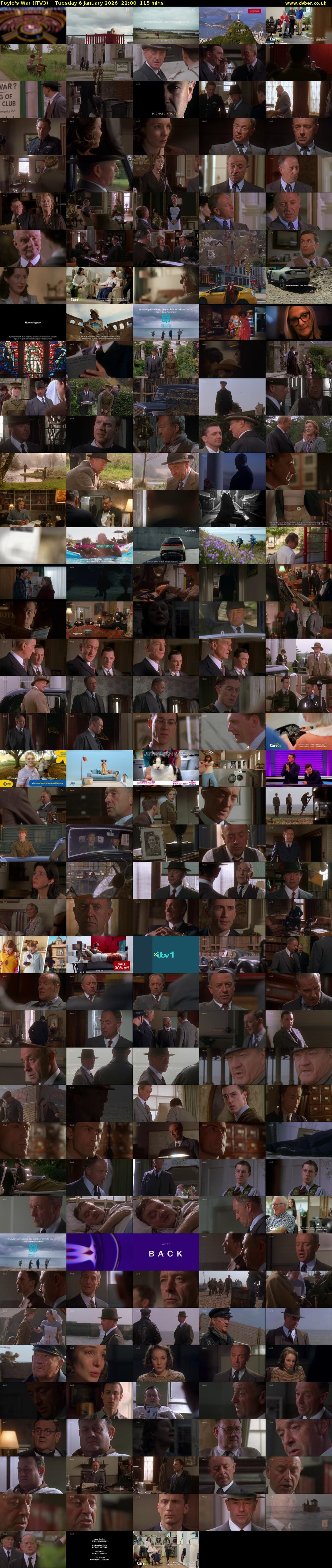 Foyle's War (ITV3) Tuesday 6 January 2026 22:00 - 23:55