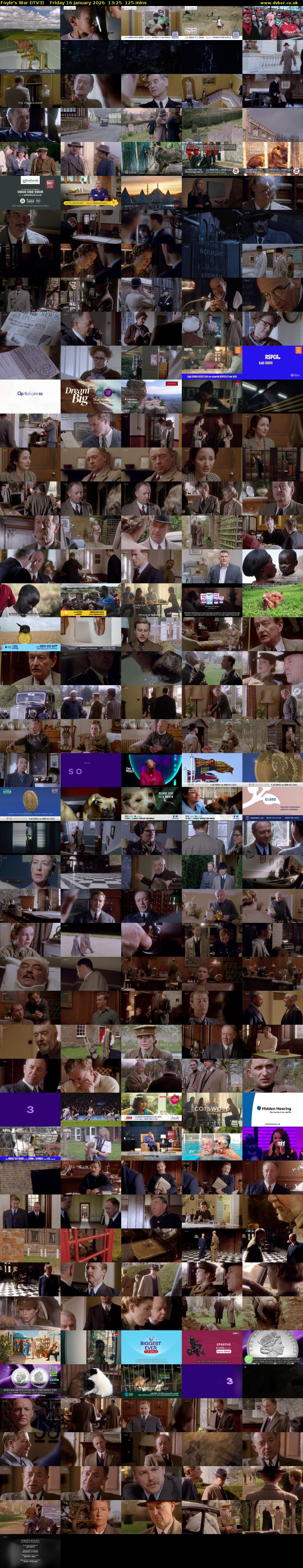 Foyle's War (ITV3) Friday 16 January 2026 13:25 - 15:30