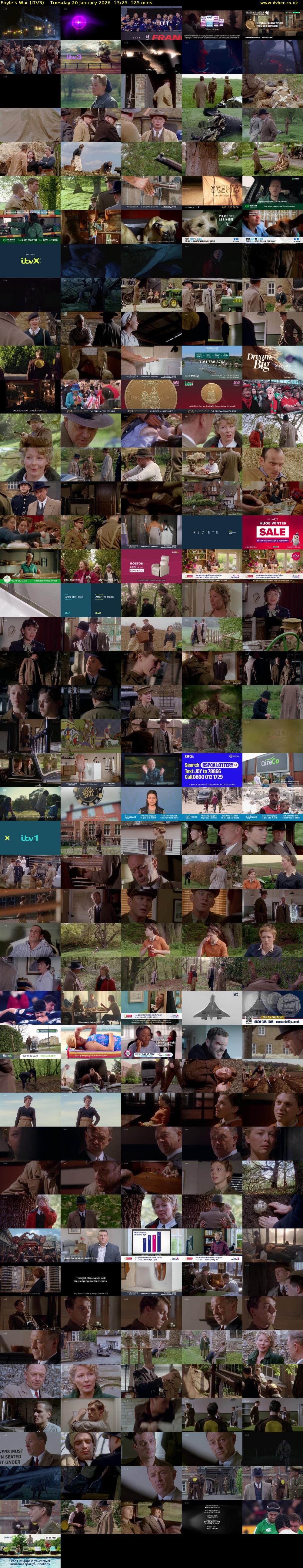 Foyle's War (ITV3) Tuesday 20 January 2026 13:25 - 15:30