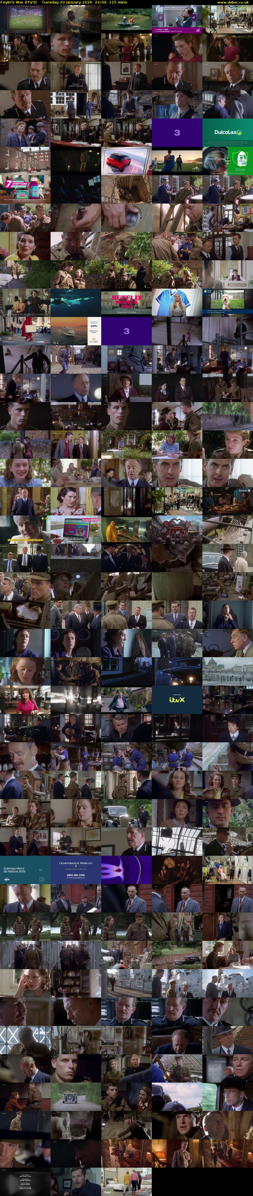 Foyle's War (ITV3) Tuesday 20 January 2026 22:00 - 23:55