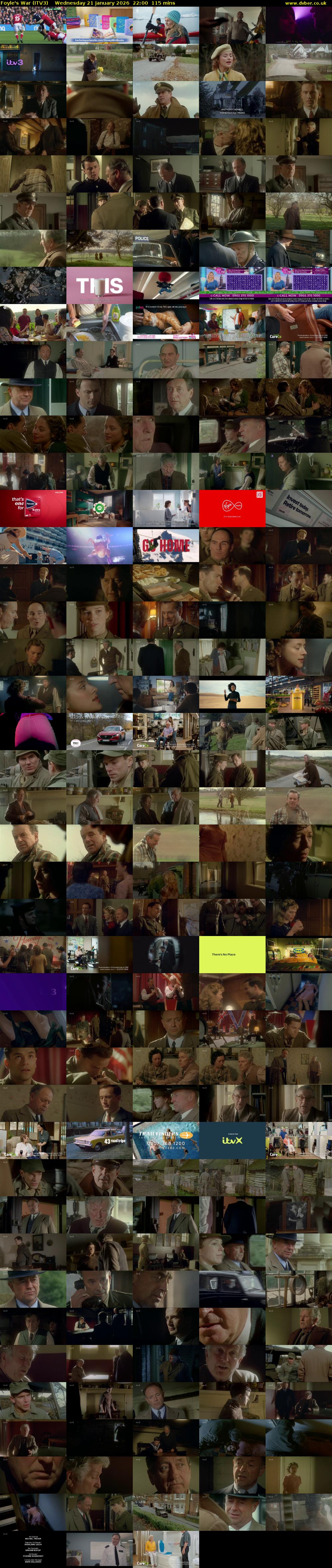 Foyle's War (ITV3) Wednesday 21 January 2026 22:00 - 23:55