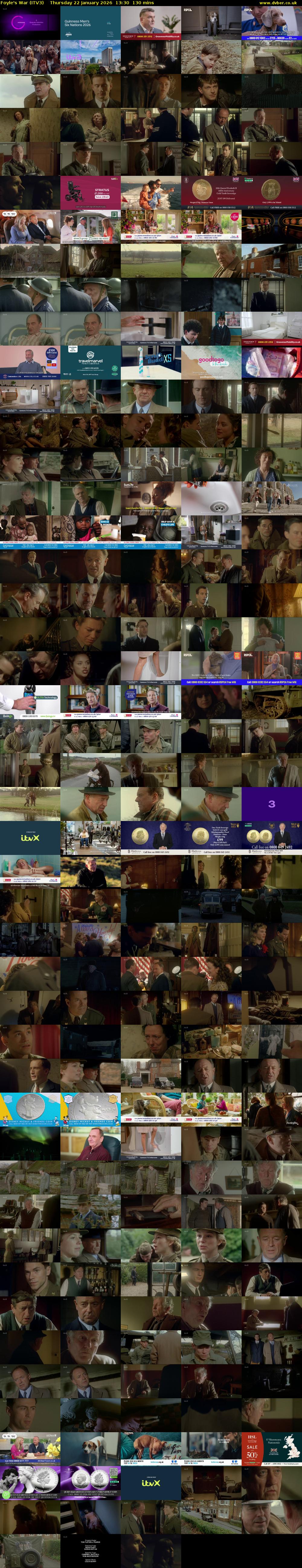 Foyle's War (ITV3) Thursday 22 January 2026 13:30 - 15:40