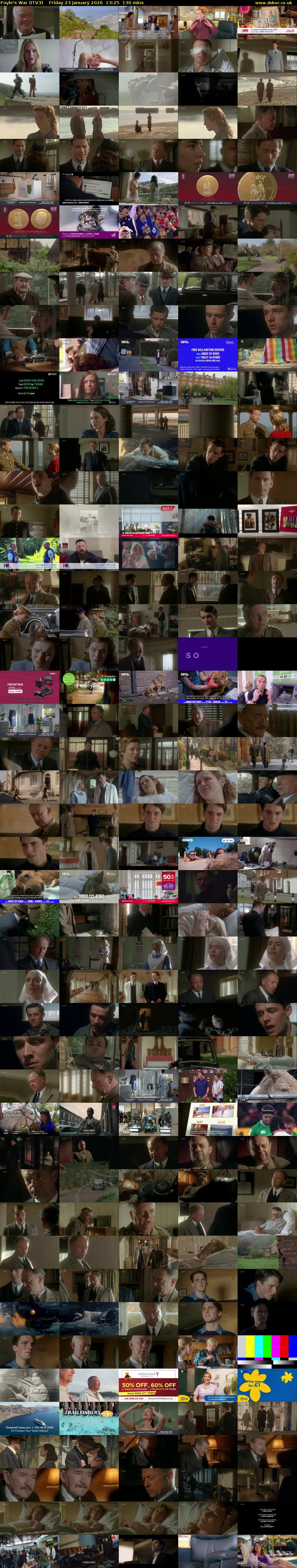 Foyle's War (ITV3) Friday 23 January 2026 13:25 - 15:35