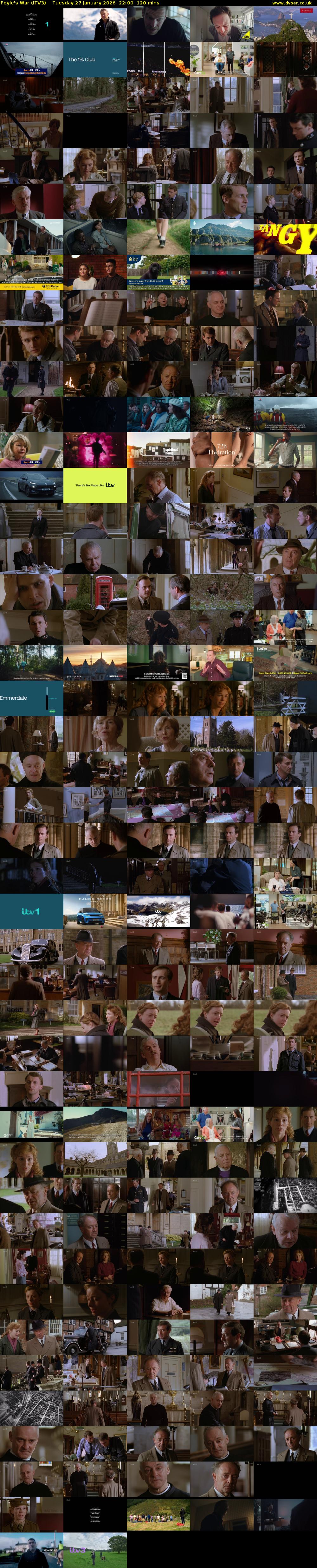 Foyle's War (ITV3) Tuesday 27 January 2026 22:00 - 00:00