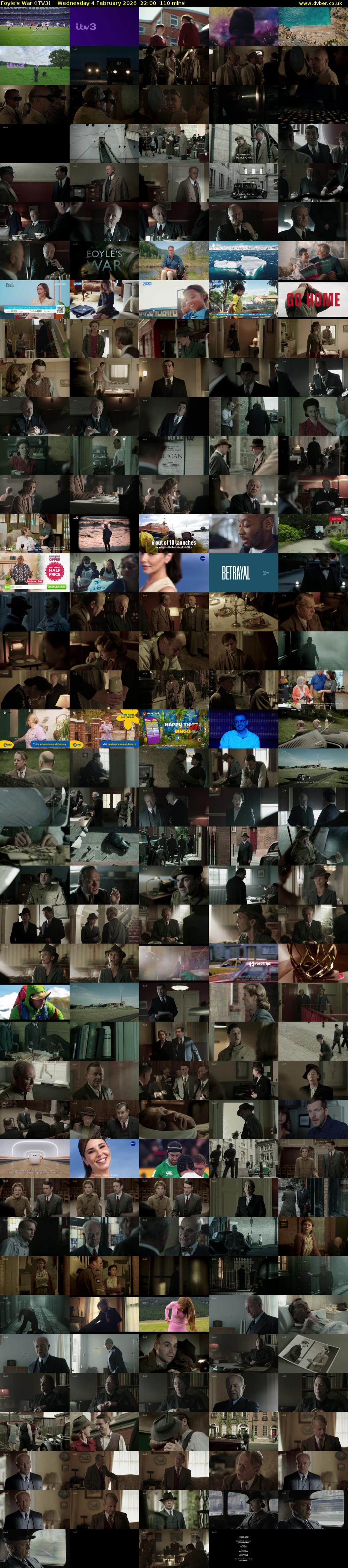 Foyle's War (ITV3) Wednesday 4 February 2026 22:00 - 23:50