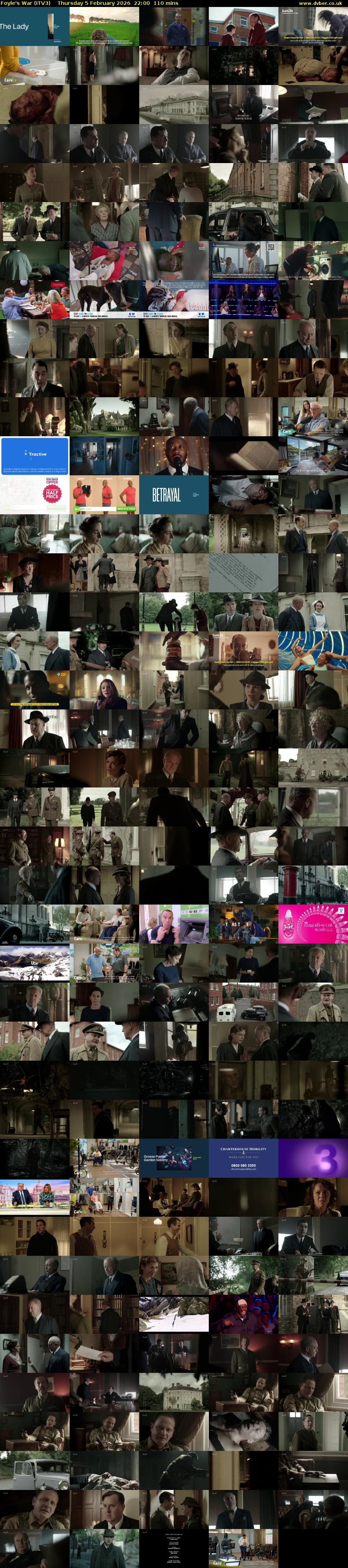 Foyle's War (ITV3) Thursday 5 February 2026 22:00 - 23:50