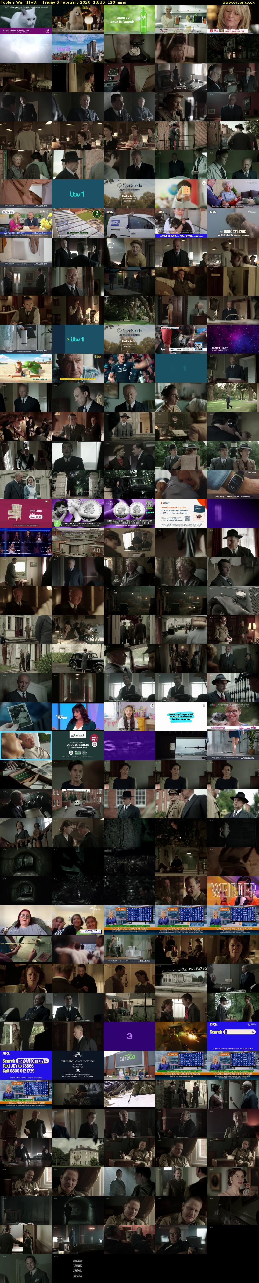 Foyle's War (ITV3) Friday 6 February 2026 13:30 - 15:30